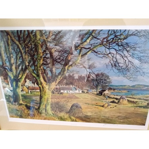 38 - McIntosh Patrick signed Ltd. Ed. print 'Old Kingoodie' 551/850.  Frame measures 86x63cm approx.