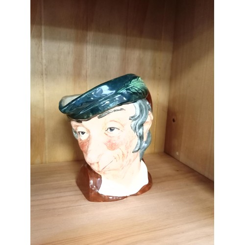 145 - 3 x Toby jugs Royal Doulton 'Jarge', 'Simple Simon' & one other