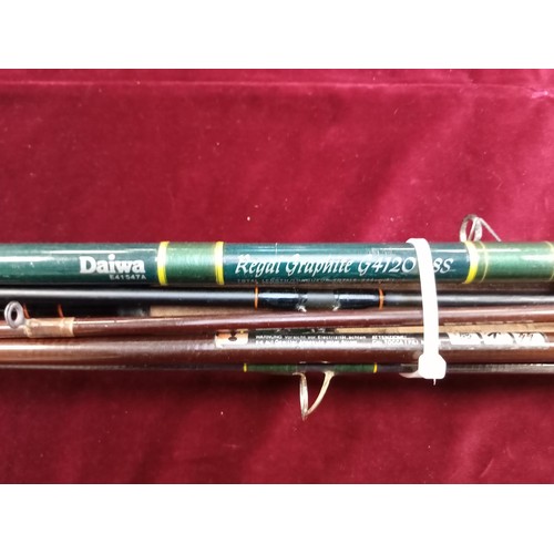 154 - Selection of fly fishing rods inc. Daiwa rods