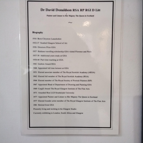 220 - Signed Print by Dr David Donaldson RSA