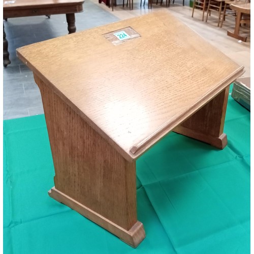 224 - Portable bible lectern made from oak