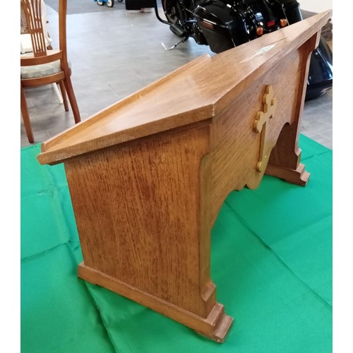 224 - Portable bible lectern made from oak