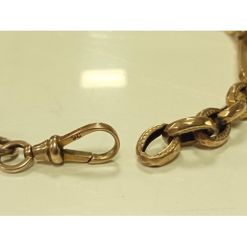 55 - 9ct gold chain ideal for a watch 16g approx