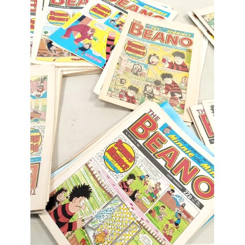 64 - Selection of vintage Beano comics from 1988 onwards