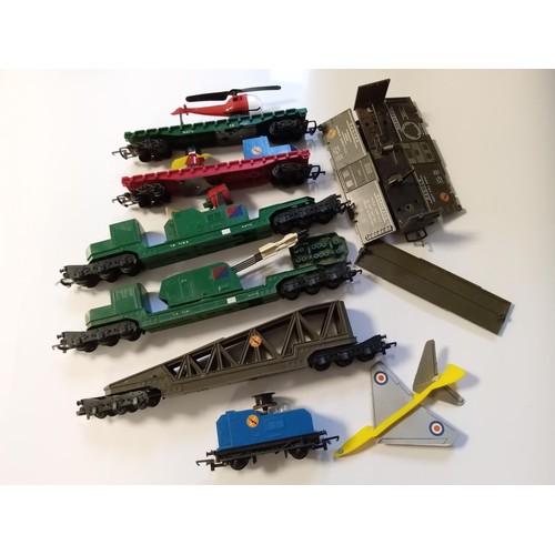 72 - Selection of Triang Military railway rolling stock