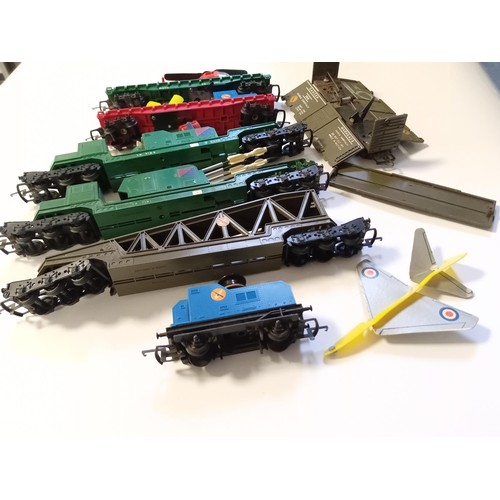 72 - Selection of Triang Military railway rolling stock