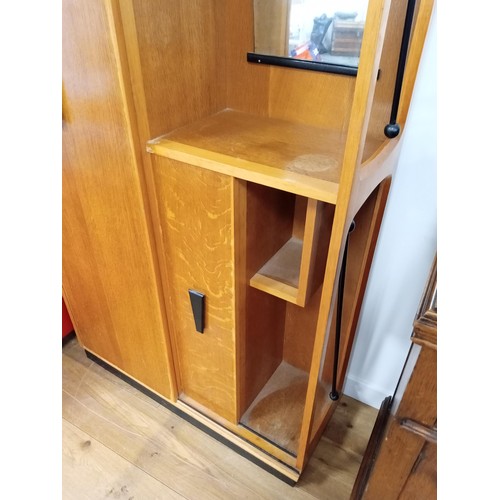 54 - Vintage wardrobe with sliding doors