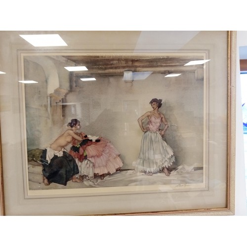 55 - 2 x Limited Edition signed prints Sir William Russell Flint  'Anne Marie by the Loire' published 195... 