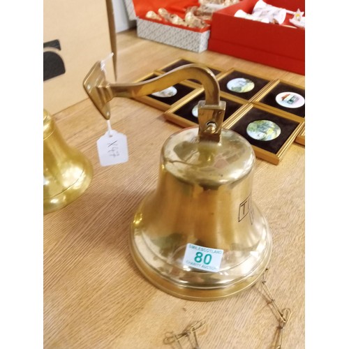 80 - Brass replica Titanic ship bell