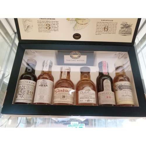 137 - Classic Malt miniature whisky set