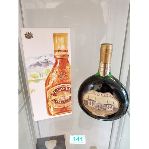 141 - 70cl Bottle of Glayva and a bottle of Matteus rose wine