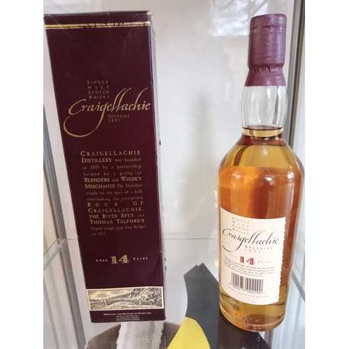 144 - A bottle of Craigellachie 14-year-old single malt whisky