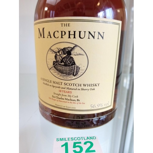 152 - The Macphunn 18-Year-old single malt whisky 56.9% vol