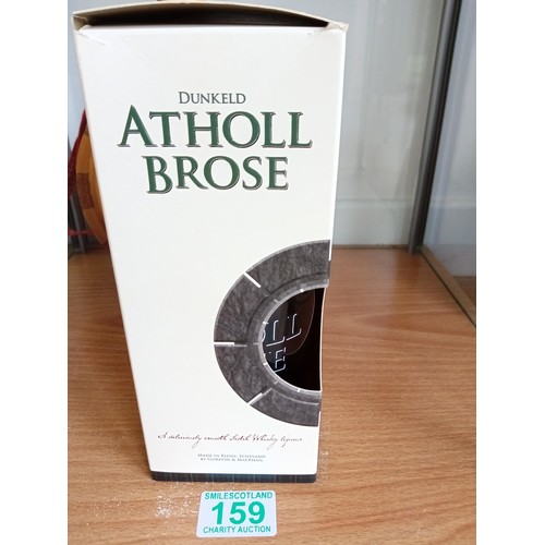 159 - Atholl Brose plus wooden decanter with contents