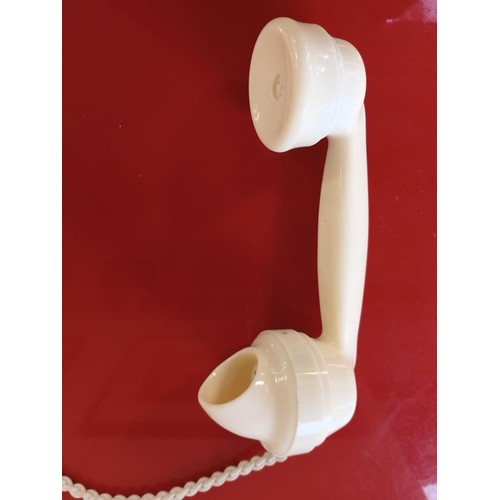 143 - Vintage white ivory telephone