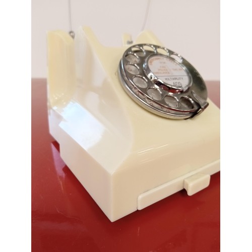 143 - Vintage white ivory telephone