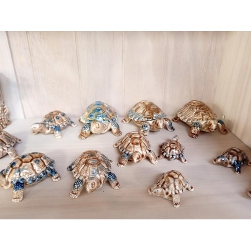 198 - Large selection of Wade ware mainly tortoises