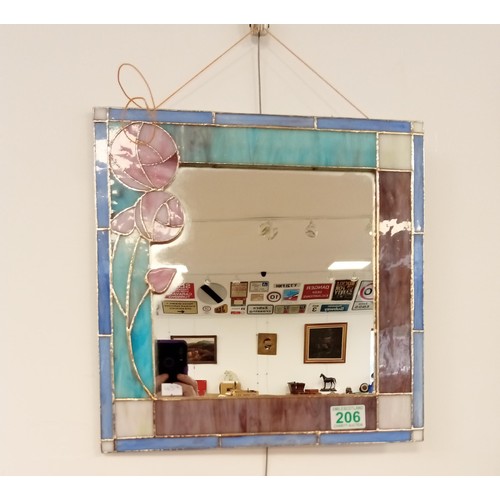 206 - Lead glass style mirror