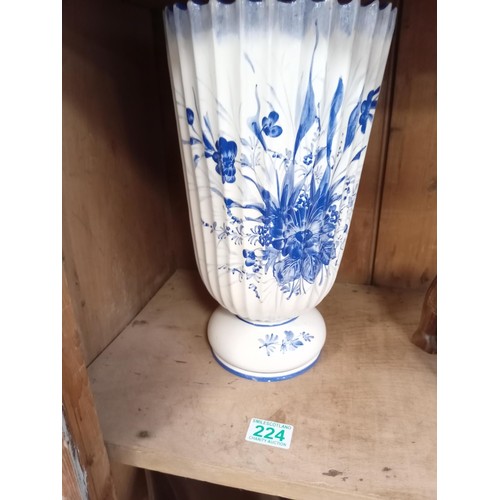 224 - Tall ornate Italian vase