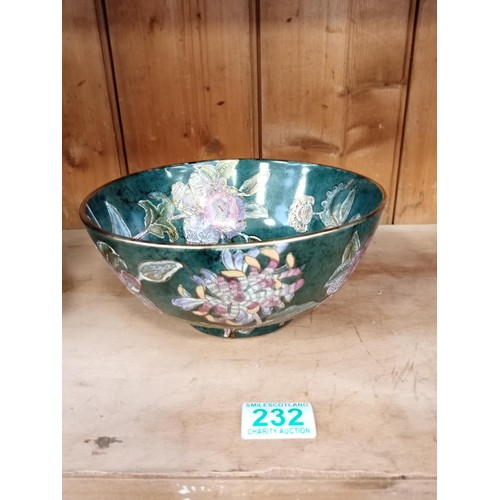 232 - Vintage hand painted porcelain 8