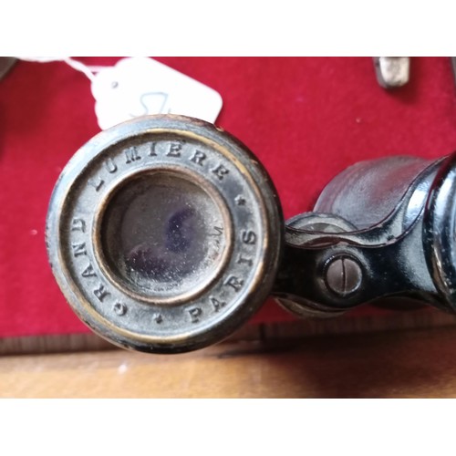 243 - Vintage telescope and binoculars