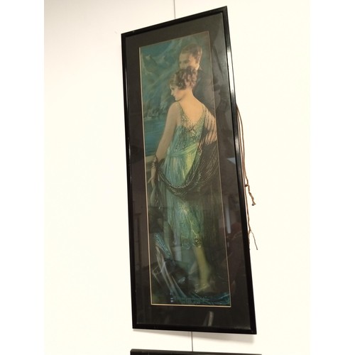 267 - Pair of Art Nouveau style framed prints