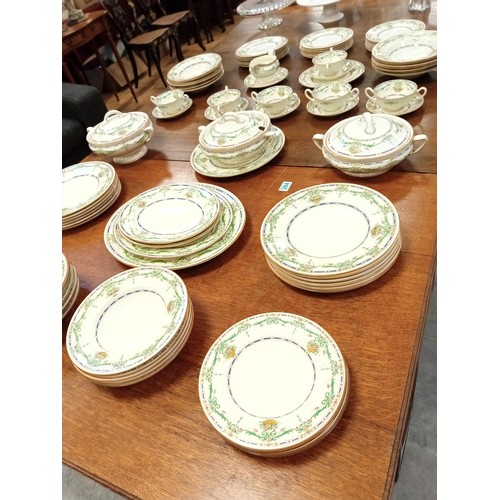 284 - A large selection Royal Doulton hand painted finished The Ormonde dinner service see photos to see h... 