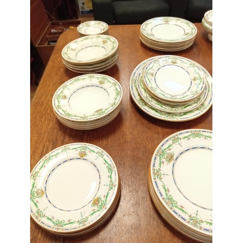 284 - A large selection Royal Doulton hand painted finished The Ormonde dinner service see photos to see h... 