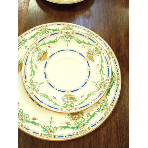 284 - A large selection Royal Doulton hand painted finished The Ormonde dinner service see photos to see h... 