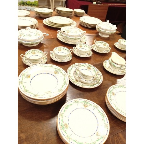 284 - A large selection Royal Doulton hand painted finished The Ormonde dinner service see photos to see h... 