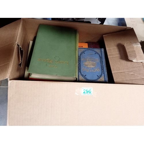 290 - Box of vintage books