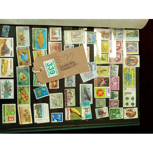 339 - Stamp album to include Polish stamps and others