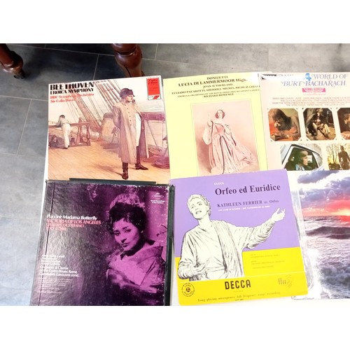 63 - Large selection of LP records mainly classical music