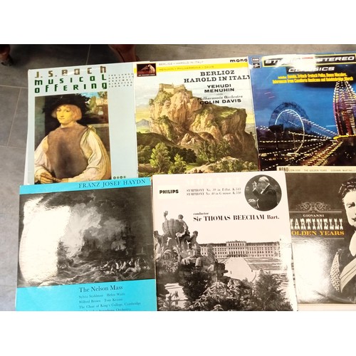 63 - Large selection of LP records mainly classical music