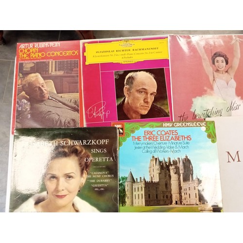 65 - Large selection of mainly classical LP records