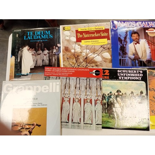 65 - Large selection of mainly classical LP records