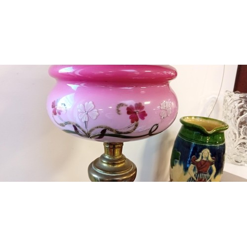 13 - Vintage colourful oil lamp