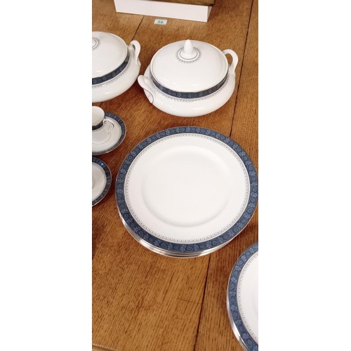 62 - Royal Doulton Sherbrooke 6-piece dinner set