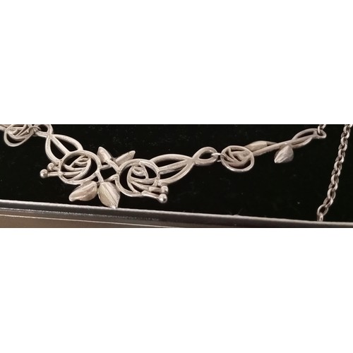 91 - Silver Rennie Mackintosh collection necklace