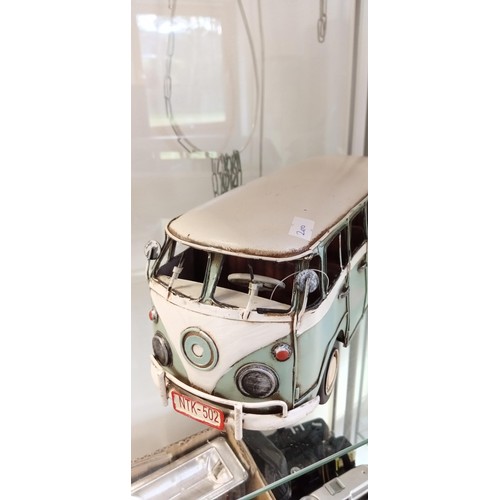 105 - VW camper van metal model