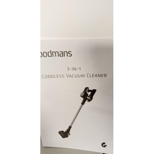 155 - Goodman's cordless vacuum cleaner 3-in-1