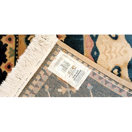 262 - Mandalay jute rug 167x91cm approx. inc. fringe