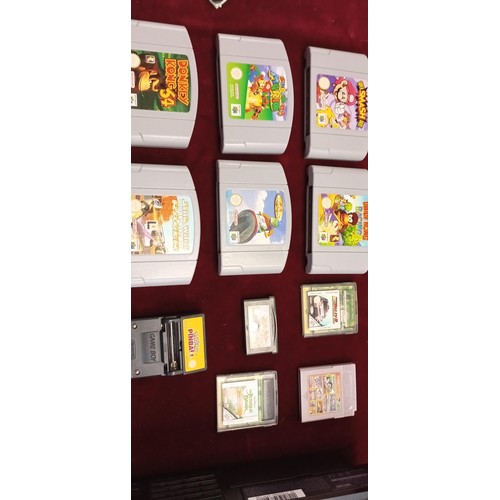 290 - Selection of Nintendo 64 cartridges, Gameboy cartridges, Sony PlayStation II console, Nintendo 64 ba... 