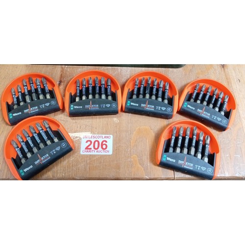 206 - LED work lights, impact driver bits, chisels & power tool accessories