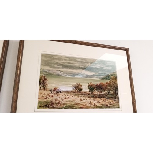 31 - 4x original framed paintings by John Hamilton Glass SSA 1864-1940, The Kyle of Bute, Autumn Evening,... 