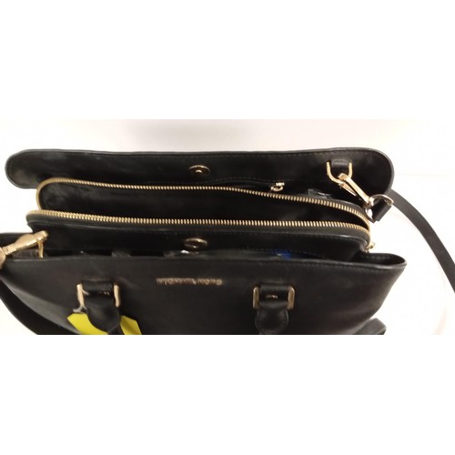 86 - Michael Kors handbag black.  Although we have no provenance this handbag came from an avid collector