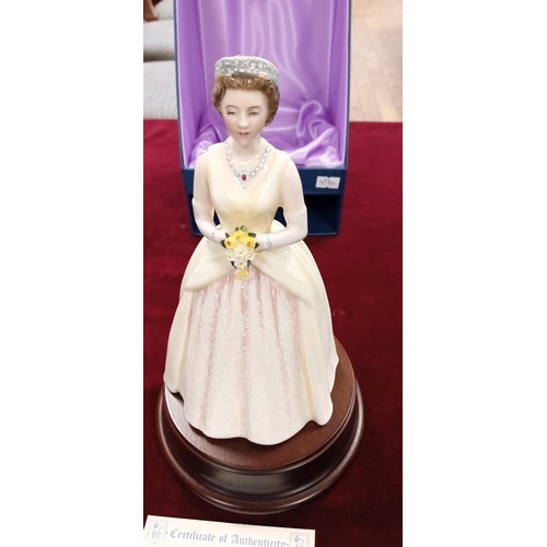 131 - Royal Doulton figurine Her Majesty Queen Elizabeth II 834 with COA and box HN3440