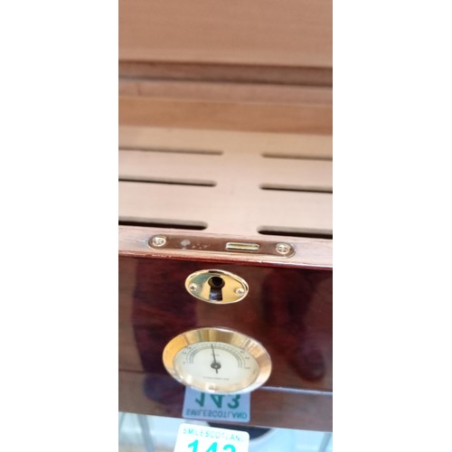 143 - Humidor with key