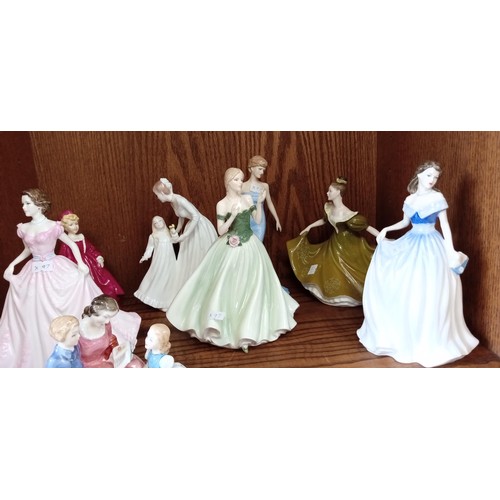 169 - Selection of Royal Doulton and other figurines