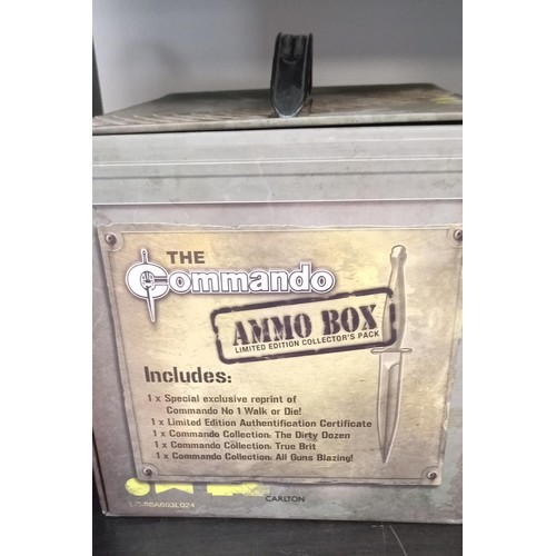 178 - Commando ammo box Ltd Ed collectors pack comic/book 1000 made